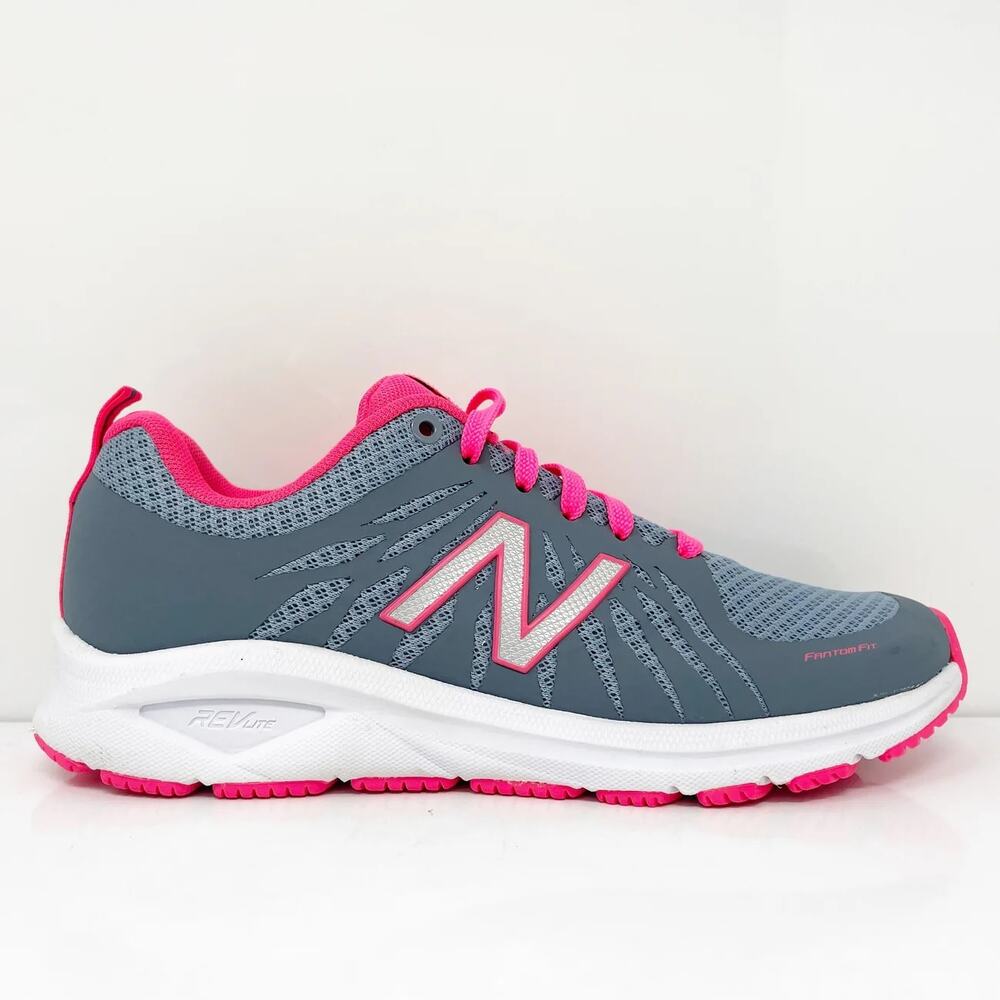 New Balance Women FantomFit 1065 Athletic Shoe Running Sneakers Gray Pink Size 6